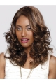 Sleek Auburn Curly Long Glueless Lace Front Wigs