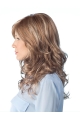 High Quality Long Curly Blonde With Bangs Perfect Wigs