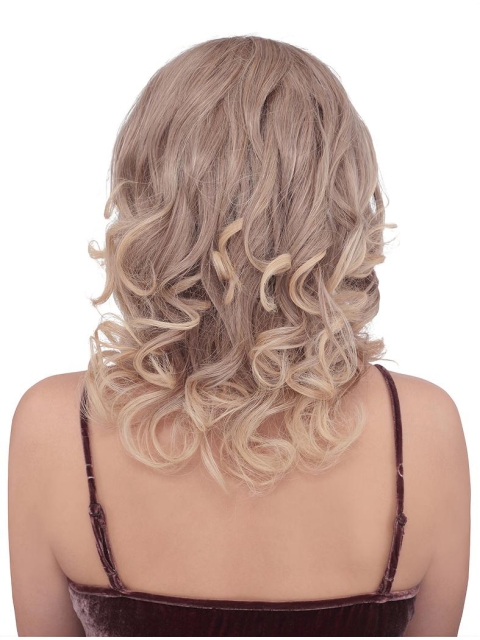 Beautiful Long Curly Blonde Without Bangs So Great Wigs