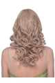 Fantastic Long Curly Blonde Without Bangs Fashional Wigs