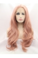 Long Curly Lace Front 24" Without Bangs Synthetic Wigs