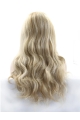 19" Curly Ombre/2 Tone Without Bangs Synthetic Lace Front Long Wigs