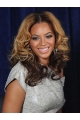  Curly Long Full Lace Without Bangs Ombre/2 Tone Synthetic Women Beyonce Wigs