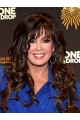 With Bangs Curly Capless Human Hair Women Marie Osmond Wigs