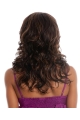 Soft Auburn Curly Lace Front Long Glueless Synthetic Women Wigs