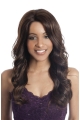 Traditiona Brown Curly Lace Front Long Human Hair Women Wigs