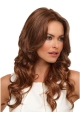 Affordable Auburn Curly Lace Front Synthetic Long Women Wigs