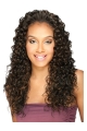 High Quality Brown Curly Long Human Hair Wigs & Half Wigs