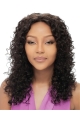 Good Black Curly Capless Long African American Human Hair Women Wigs