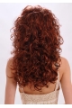 Gentle Auburn Curly Capless Long Synthetic Women Wigs