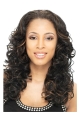 Impressive Brown Curly Capless Long Human Hair Wigs & Half Women Wigs