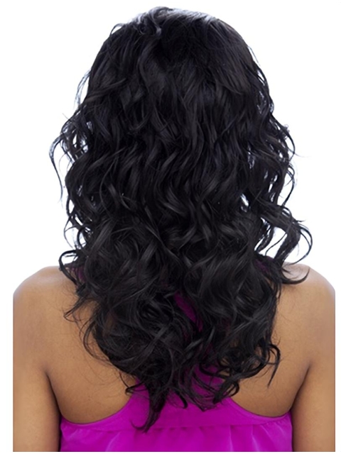 Perfect Black Curly Remy Human Hair Long Women Wigs