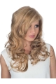 Blonde Curly Remy Human Hair Stylish Long Women Wigs