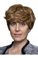 100% Hand-tied Blonde Layered Best Curly Short Human Hair Lace Front Wigs