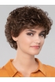 2021 Curly Brown Short 8" Gorgeous Classic Womens Wigs For Sale