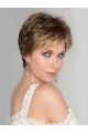 Short Curly Blonde Boycuts High Quality Synthetic Lace Front Wig For Women