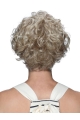 Layered Synthetic Hair Short Wavy 8 Inches Lace Front Wigs for Older Women