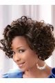 Women Short Curly Hairstyles Natural Looking Synthetic Hair Wigs Rose 