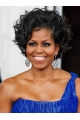 2021 New Arrival First Lady Short Curly Wigs Michelle Obama Human Hair Lace Front Wigs For Black Women