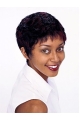 Radiant Auburn African American Short Pixie Heat Friendly Synthetic Wig For Black Women 8 Inches