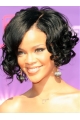 Rihanna Glowing and Flattering Short Twisty Curly Lace Front Human Hair Wigs For Women