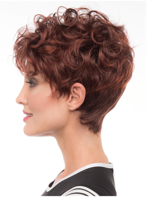 Fashional Short Curly Red New Design Classic cheap Wigs For Women