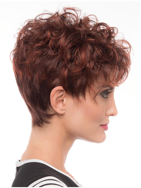 Fashional Short Curly Red New Design Classic cheap Wigs For Women