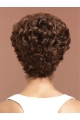 Perfect Brown Curly Short African American Capless Wigs For Black Women