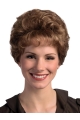 Top Quality Brown Curly Short Classic Heat Friendly Synthetic Wigs