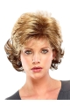 Discount Blonde Curly Short Classic Heat Friendly Synthetic Wigs