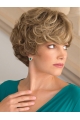 So Great Short Curly Blonde High Quality Classic Mono Top Wigs