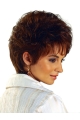 Comfortable Brown Short Curly Bob Hairtype Synthetic Hair Curly Women Wig 12 Inches