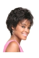 Glamorous Natural Looking Black Curly Short African American Wigs For Black Women