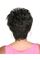 Glamorous Natural Looking Black Curly Short African American Wigs For Black Women