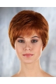 Cool Style Auburn Curly Synthetic Refined Short Capless Wigs 8Inch