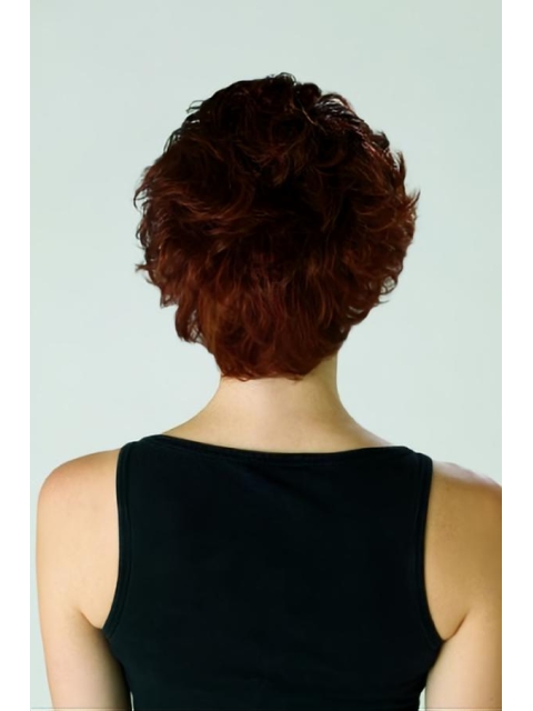 Amazing Brown Curly Short Synthetic Wigs