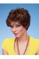 Suitable Brown Curly Short Classic Wigs