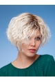 New Blonde Curly Short Wigs