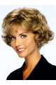 Blonde Curly Remy Human Hair Perfect Wigs For Cancer