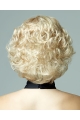 New Blonde Curly Short Petite Wigs