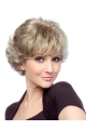 Blonde Curly Synthetic Top Short Wigs