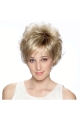 Blonde Curly Synthetic Soft Short Wigs