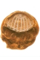 Convenient Blonde Curly Short Human Hair Wigs & Half Wigs