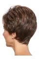 New Arrival  Short Brown Straight 8inch Classic Lace Front Wig On Sale