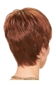 Red Straight Short Layered Cheap Monofilament Wigs