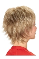 Blonde Straight Short Layered Ready To Wear Monofilament Wigs