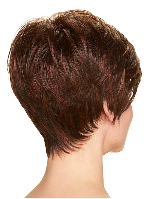 8" Straight Capless Synthetic Without Bangs Cheap Short Wigs