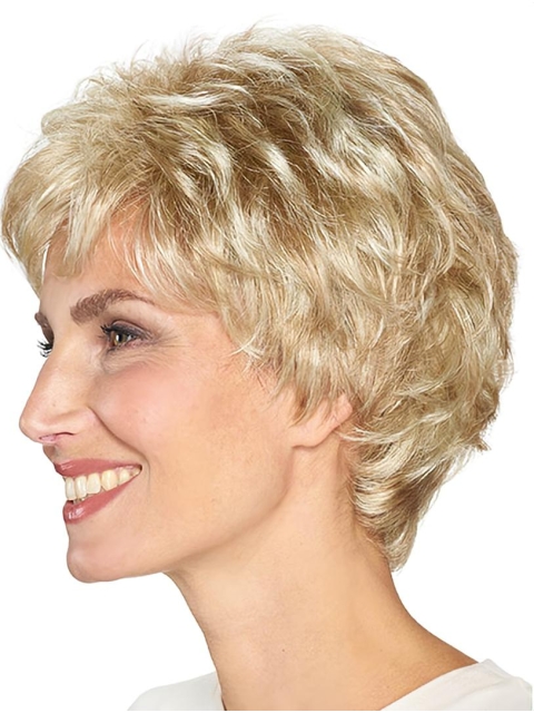 8" Straight Capless Synthetic Layered Best Short Wigs