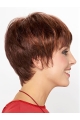 8" Straight Capless Synthetic With Bangs Ladies Short Wigs