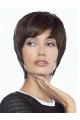 8" Straight Short Layered Human Hair Wig